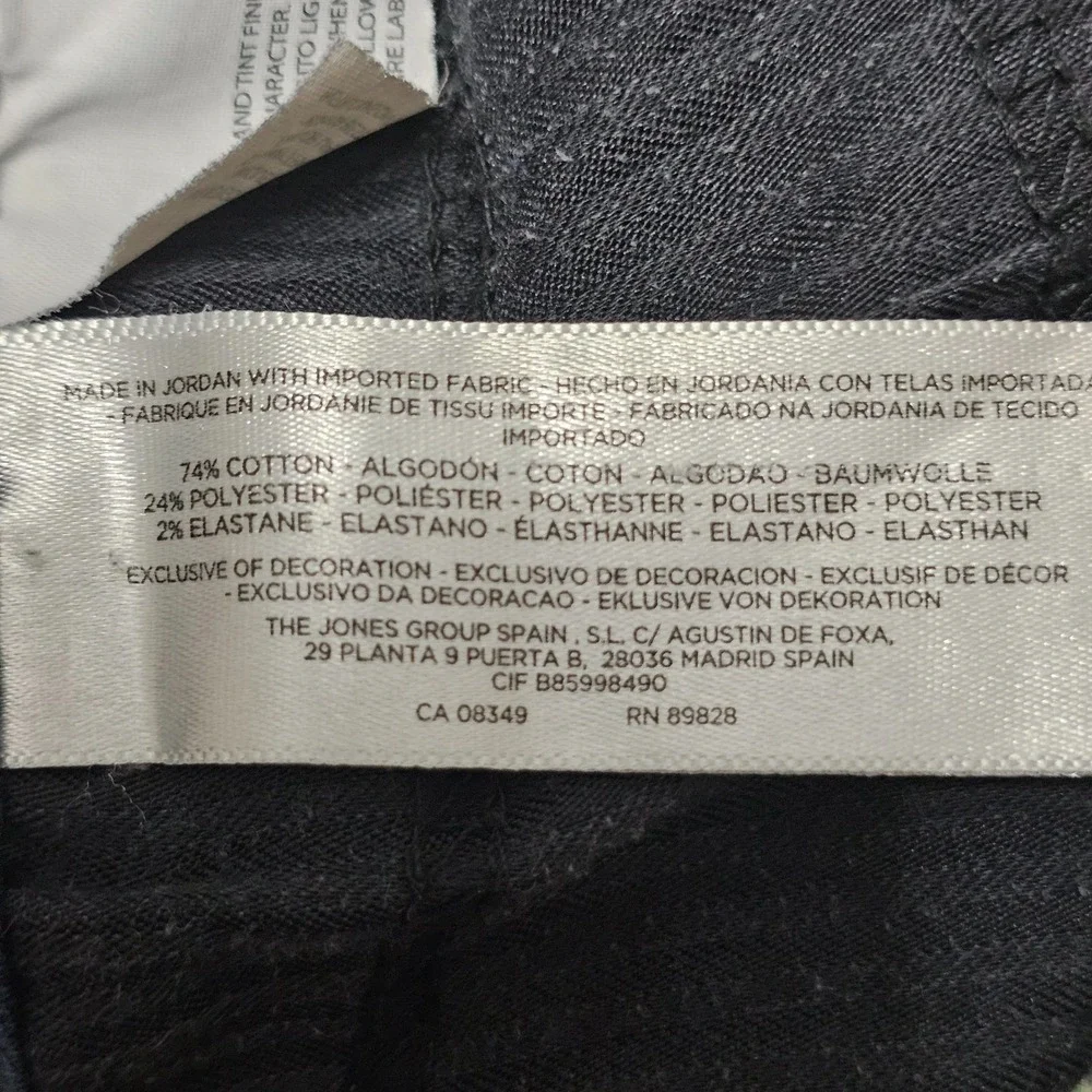 Jones New York Women's Jeans 4 Blue Gramercy Curvy 0616‎